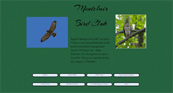 Desktop Screenshot of montclairbirdclub.org